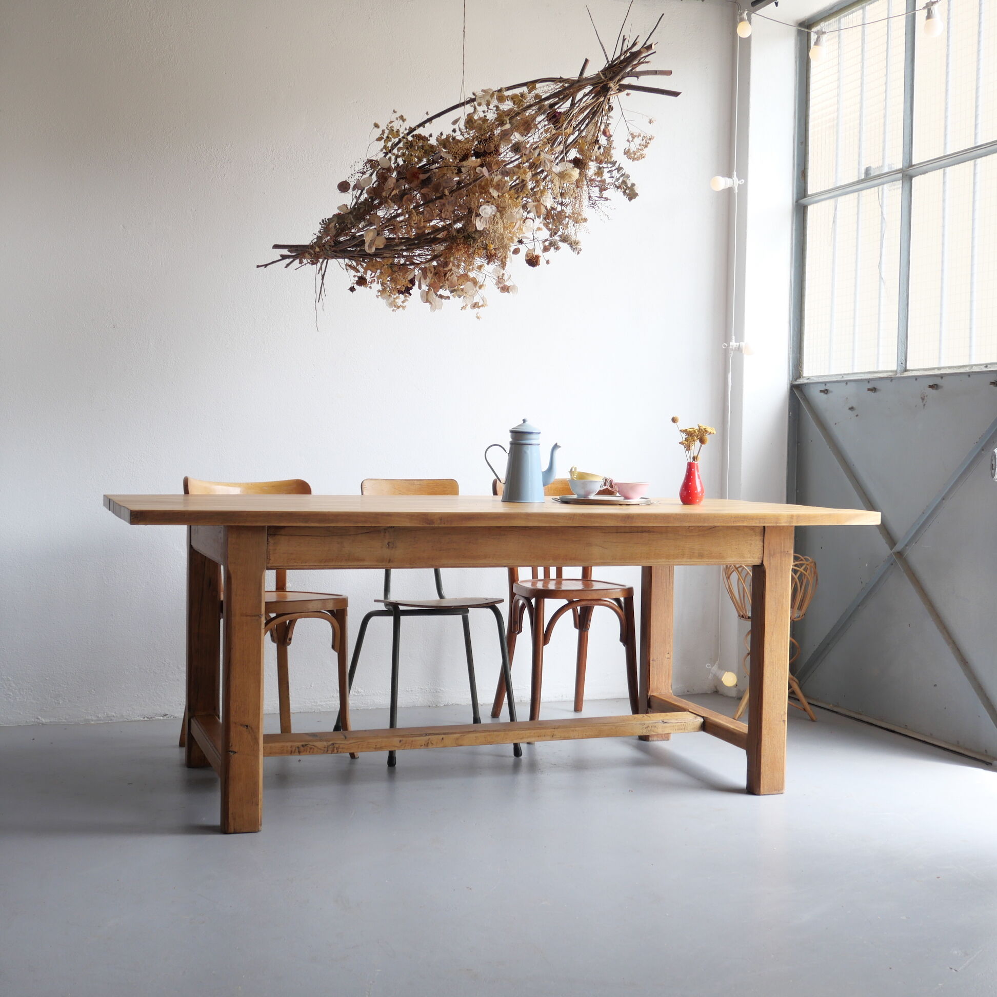 Renovated old farmhouse table
