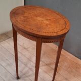 Oval side table