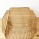 Mid-Century Rattan Lounge Chair
