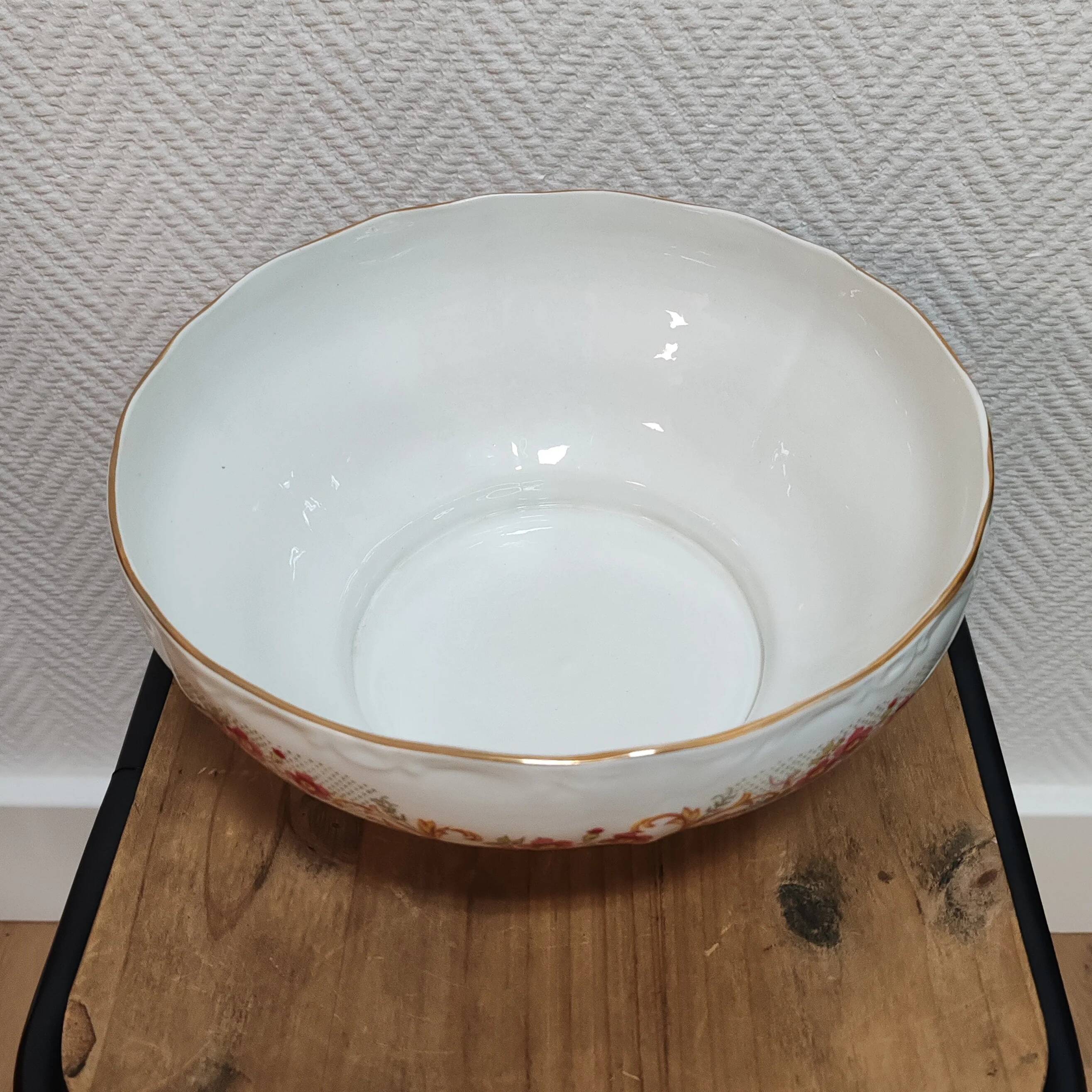 Porcelain salad bowl Digoin