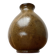 Mid-century German minimalist studio pottery vase by Gudrun Friedrich, Rügen.