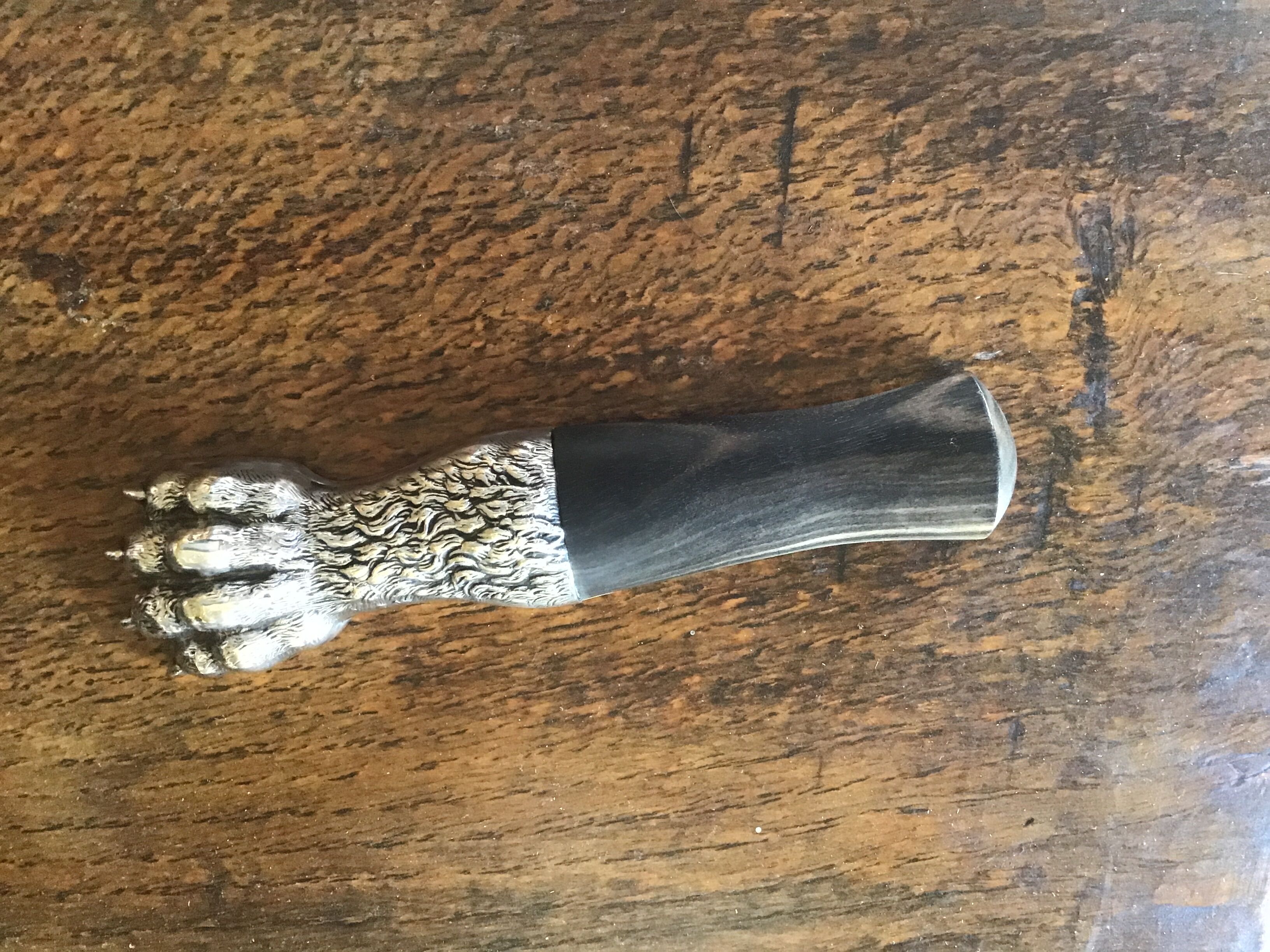 Silver metal bottle opener ravinet d'enfer