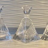 Trio RCR crystal perfume bottles
