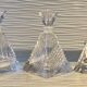 Trio RCR crystal perfume bottles