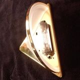 Pair of gilded art deco wall lights