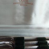 12 old silver-plated oyster forks