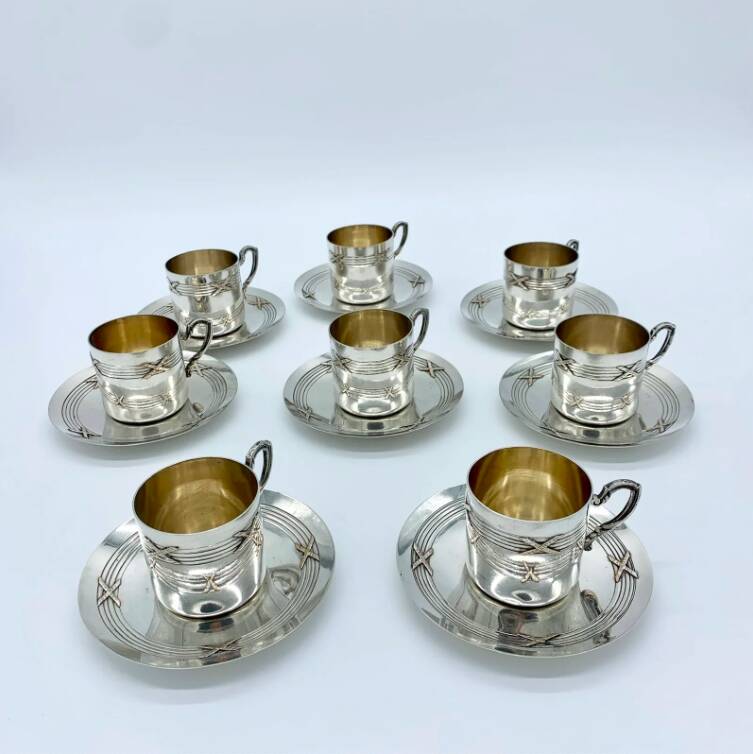 “Orbrille” coffee cup set, 1950s