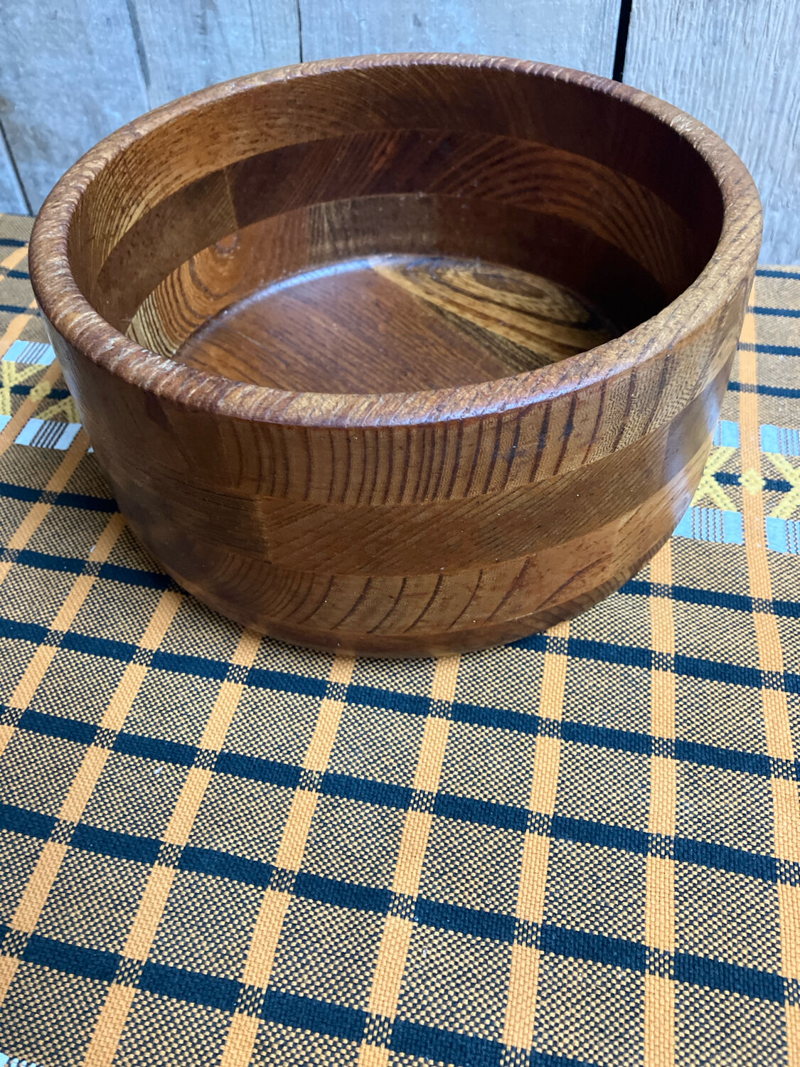 Teak salad bowl