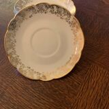 Set of 6 Chauvigny White coasters