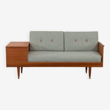 Scandinavian mid-century folding daybed atrr. to Ingmar Relling, 1960s.