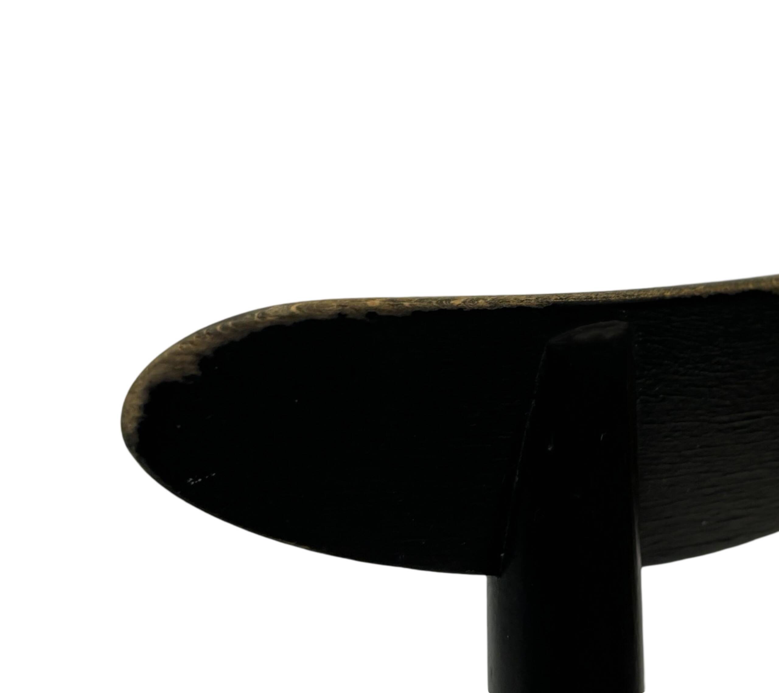 Vintage Italian rush seated chair, 1950s design minimalist