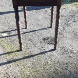 Walnut table 19th 1 drawer