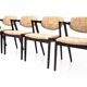 Set of 4 chairs model 42 by Kai Kristiansen, Danish design, 1960s