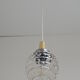 Pendentif en verre du milieu du siècle, années 1960.