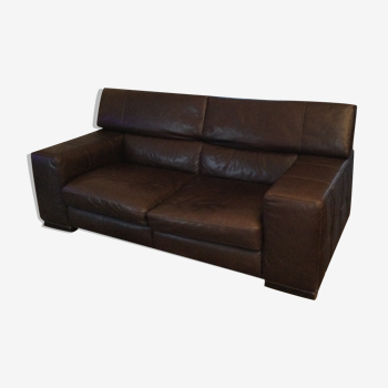 2-seater leather sofa Natuzzi
