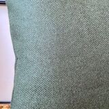 Coussin en laine vert sapin 40 cm