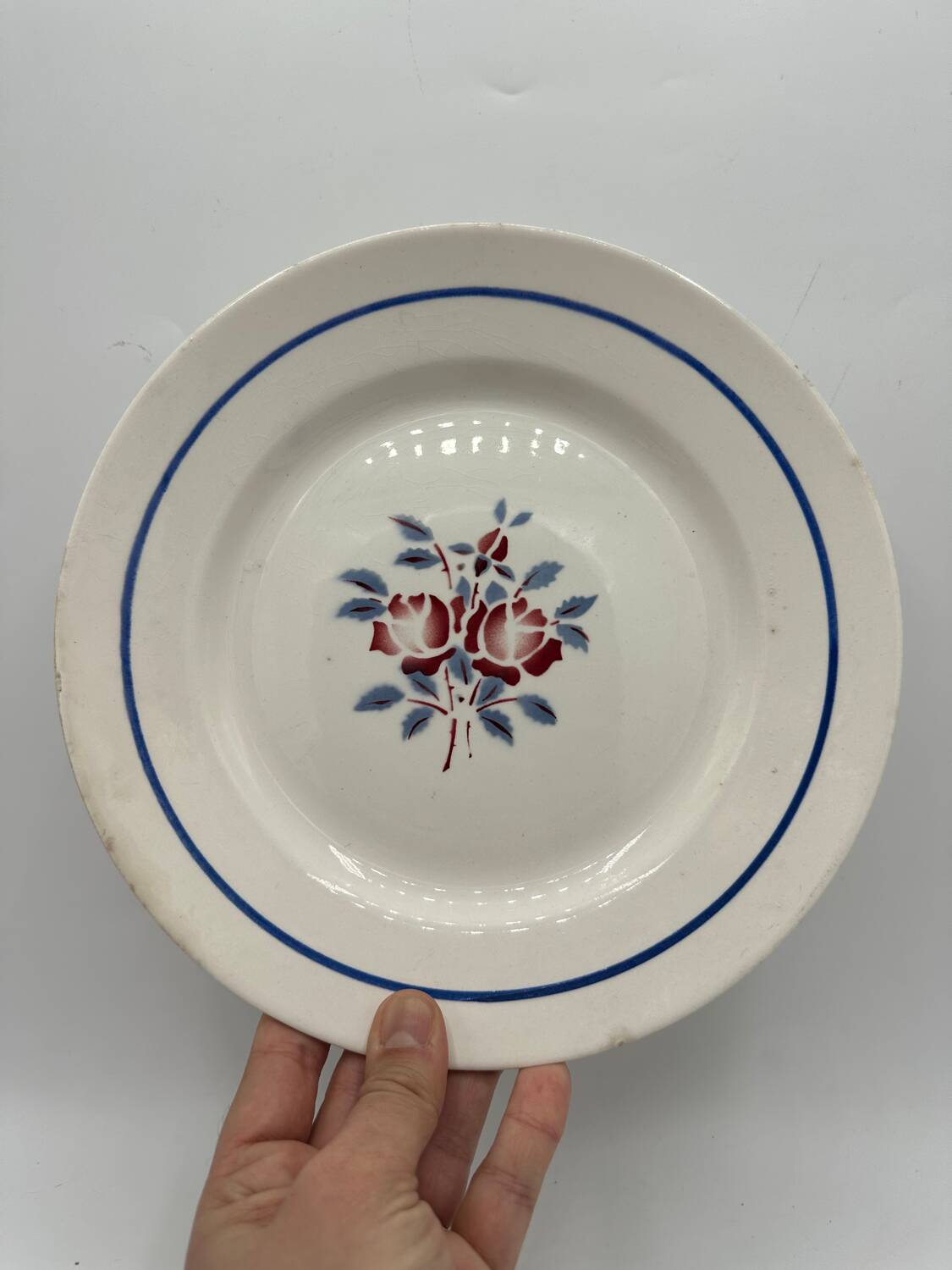 Lot vintage plate