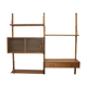 Vintage teak wall unit by Preben Sorensen, Denmark 1960s