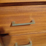 Scandinavian vintage dresser from the 60s teak feet compass