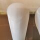 Pair of vintage brass and acrylate wall lights