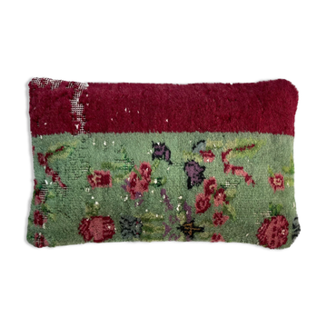 Housse de coussin de tapis turc vintage 30 x 50 cm
