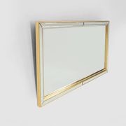 Large Hollywood Regency style Deknudt mirror, Belgium ca. 1980