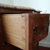 Commode style Louis XV avec 2 tiroirs
