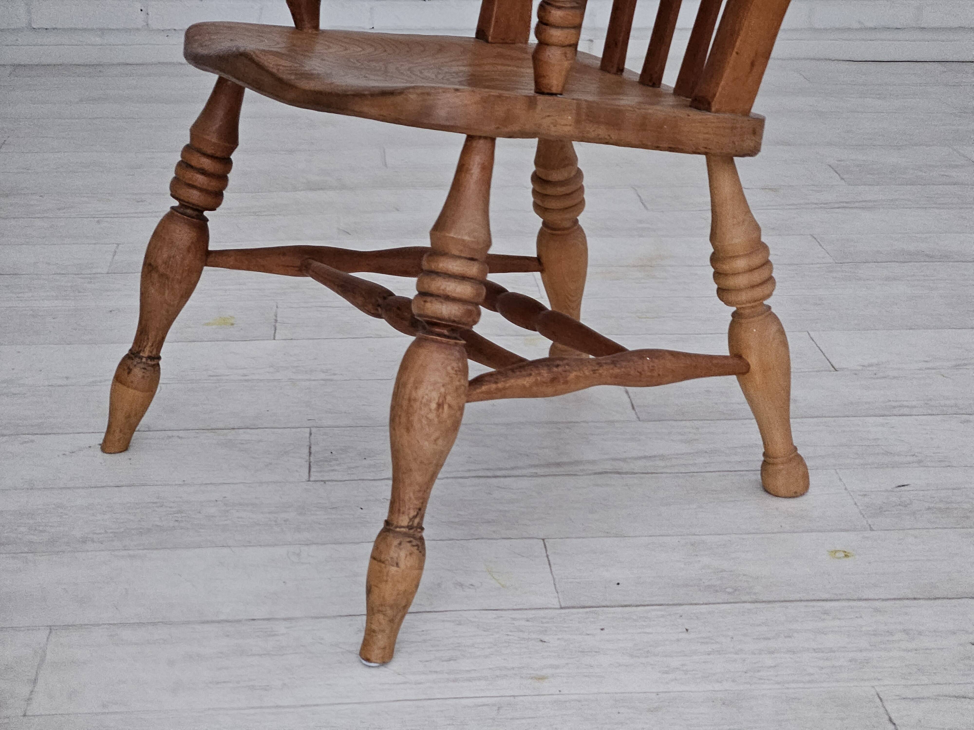 1950s, Scandinavian design, wood armchair, ash wood, oak wood.