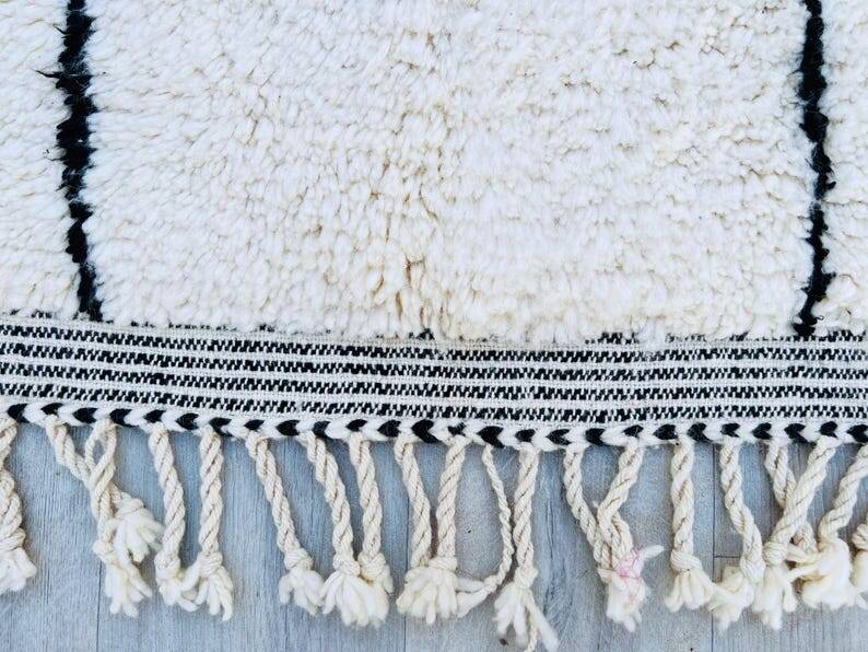 Moroccan rug, handmade Beni Ourain rug, 150/250cm