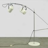 Vintage white Sorrento floorlamp by Copini & Posthuma for Gepo, Netherlands 1970s