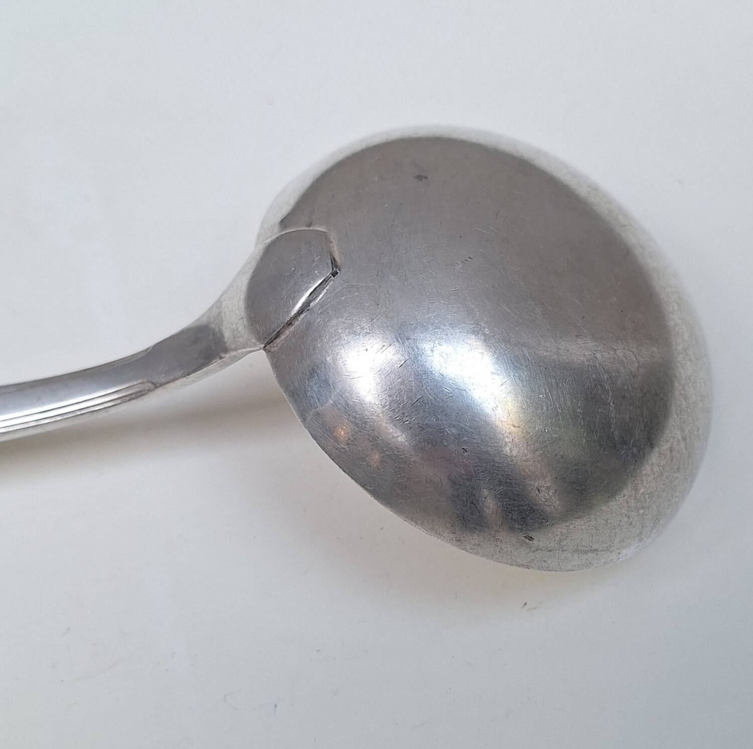 Apollo silver-plated metal ladle