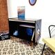Vinyl storage unit on wheels