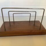 Old mail rack wood metal