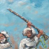 Orientalist painting by Lakroune