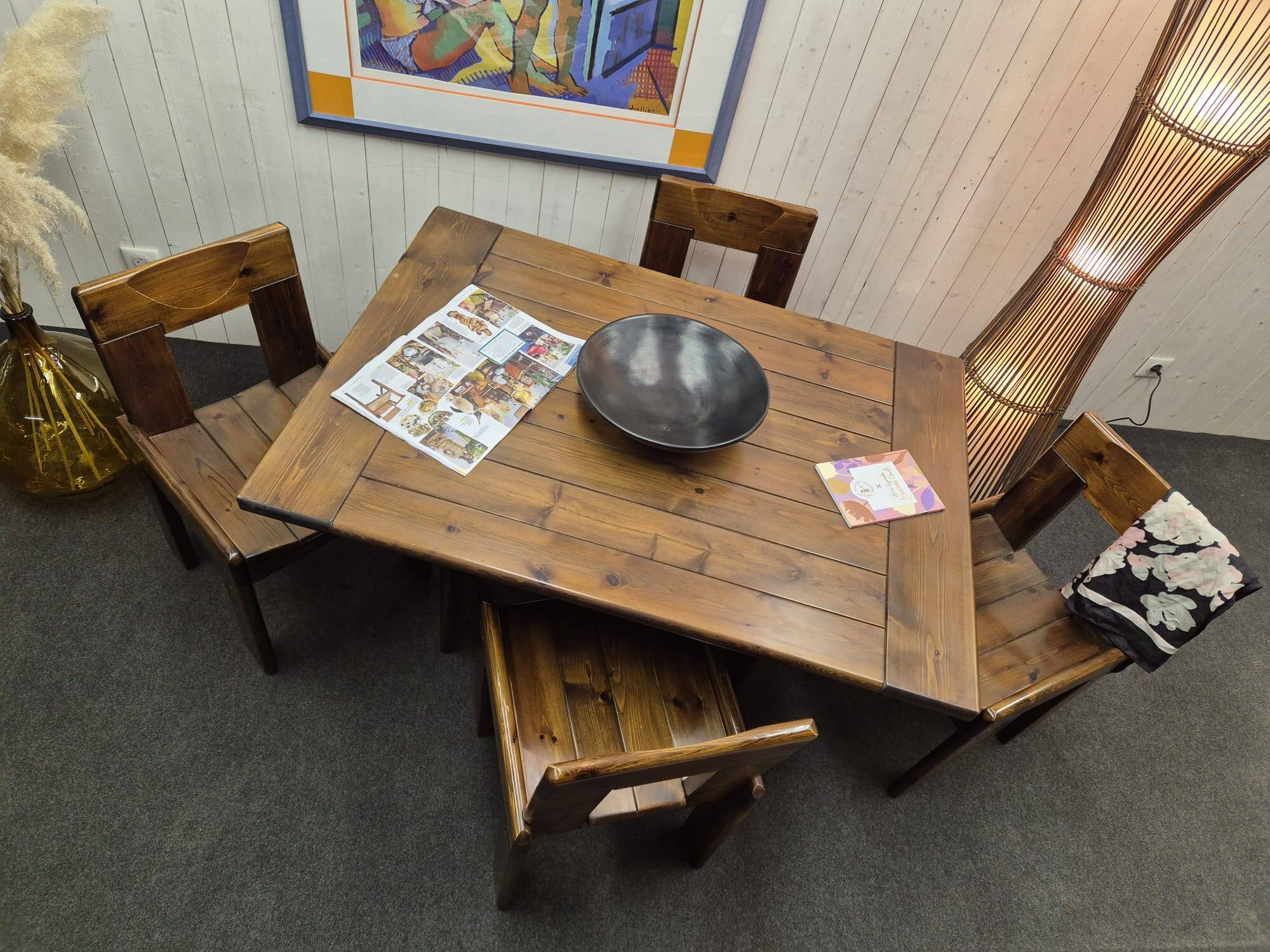 Silvio Coppola table and chair set