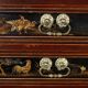 Cabinet chinois en bois laqué et bois peint – début XXème