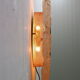 Egon hillebrand round acrylic illuminated mirror with lightening, 1970's germany