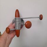 90s wall-mounted coat rack