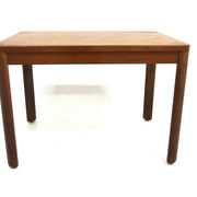 Scandinavian side table in walnut, Sweden, 1950.