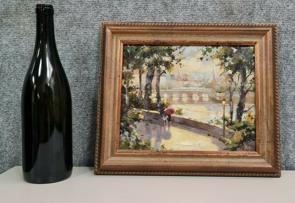 Mid-20th century Impressionist School: Oil on Panel circa 1950