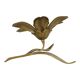 Mid-Century Brass Lily Flower Sculpture Figurine Ashtray