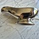 Vintage sauce boat on pedestal Guy Degrenne – 18/10 stainless steel shiny