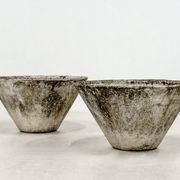A pair of Willy Guhl planters. Switzerland 1960s