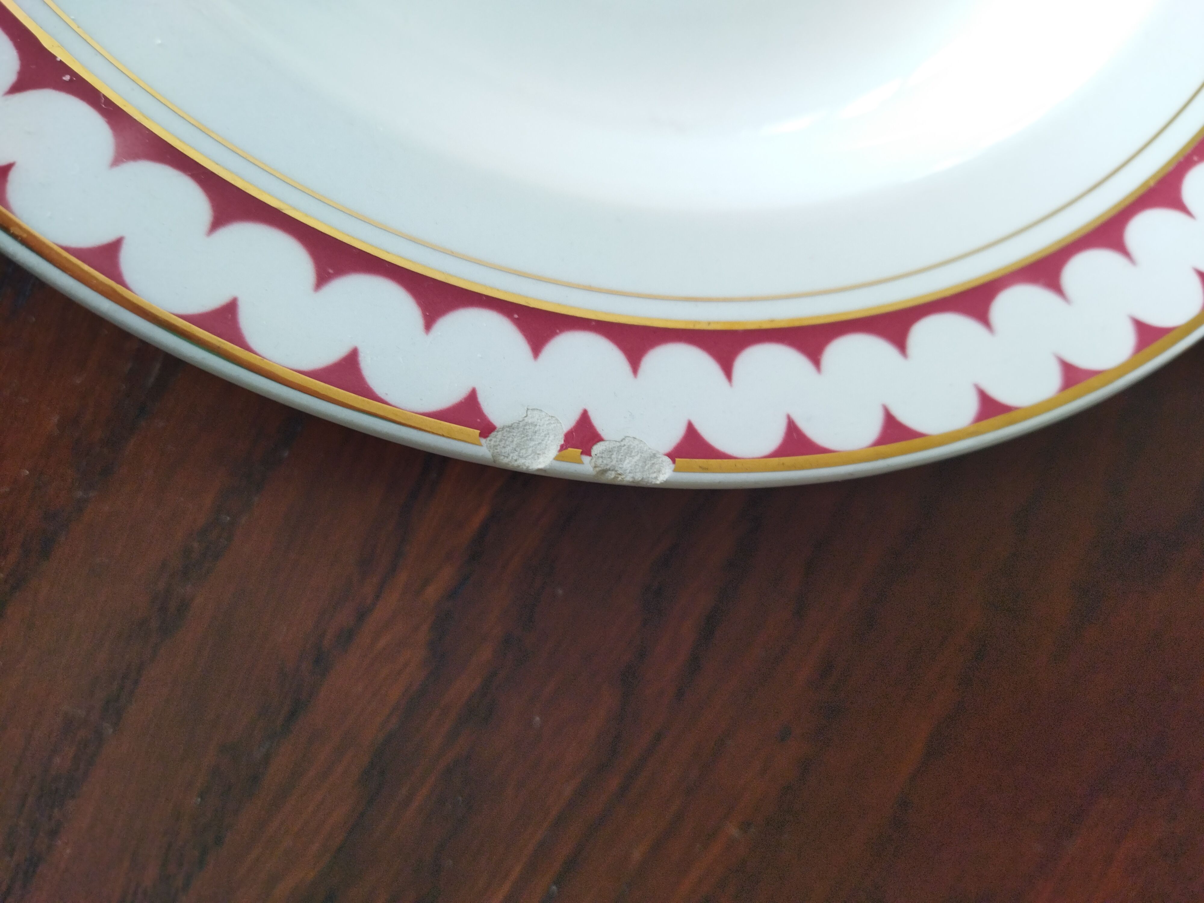 12 K&G Lunéville soup plates, Madrigal model