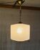 Vintage brass and glass pendant - 1960s