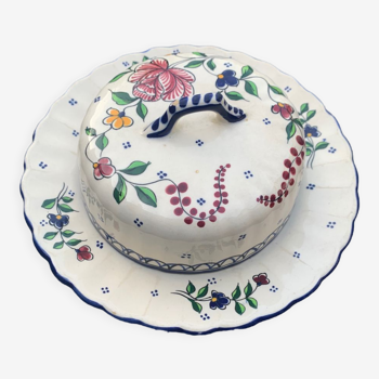 Butter dish - earthenware of Desvres-