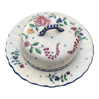 Butter dish - earthenware of Desvres-