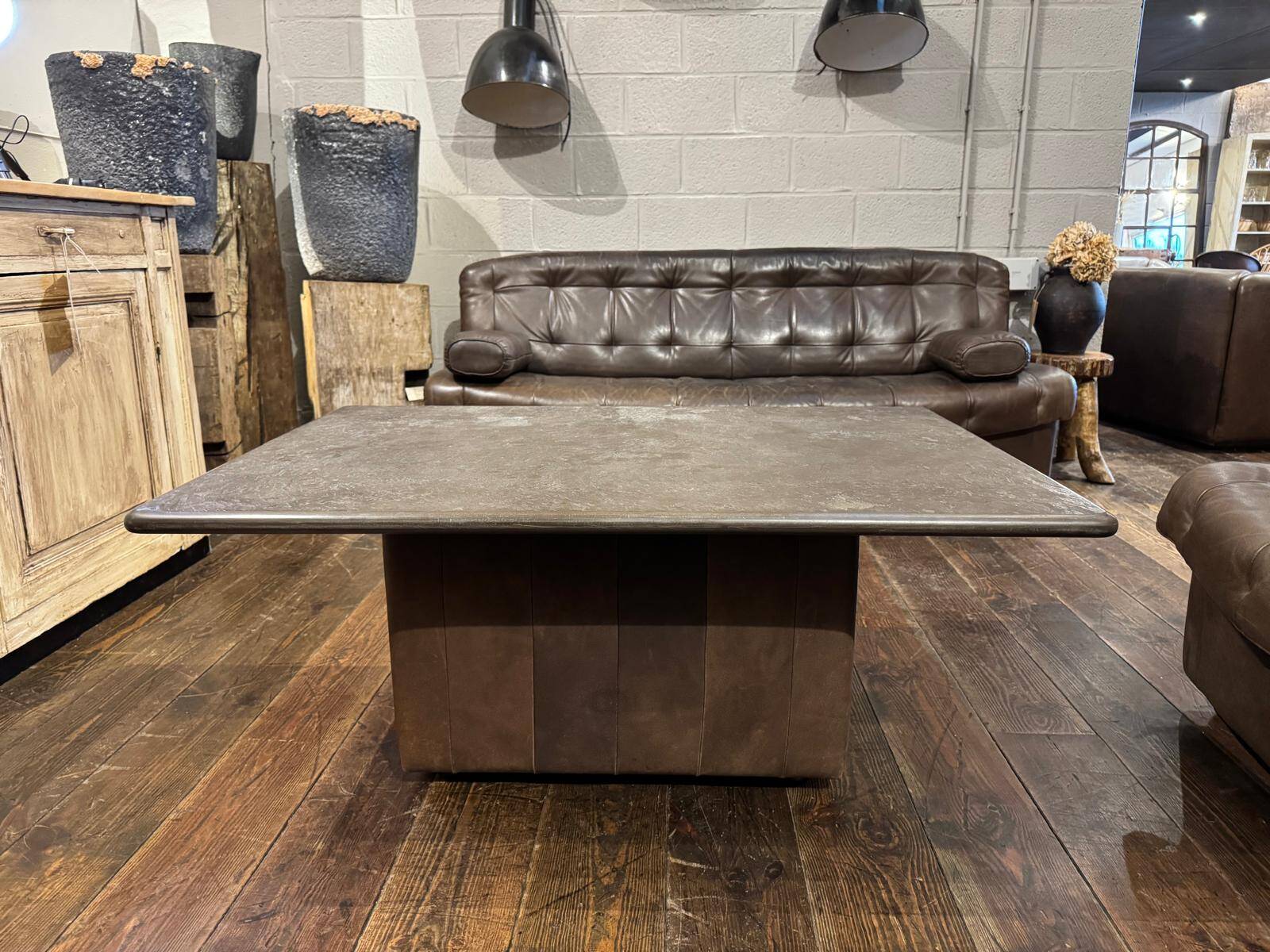 Natural stone coffee table