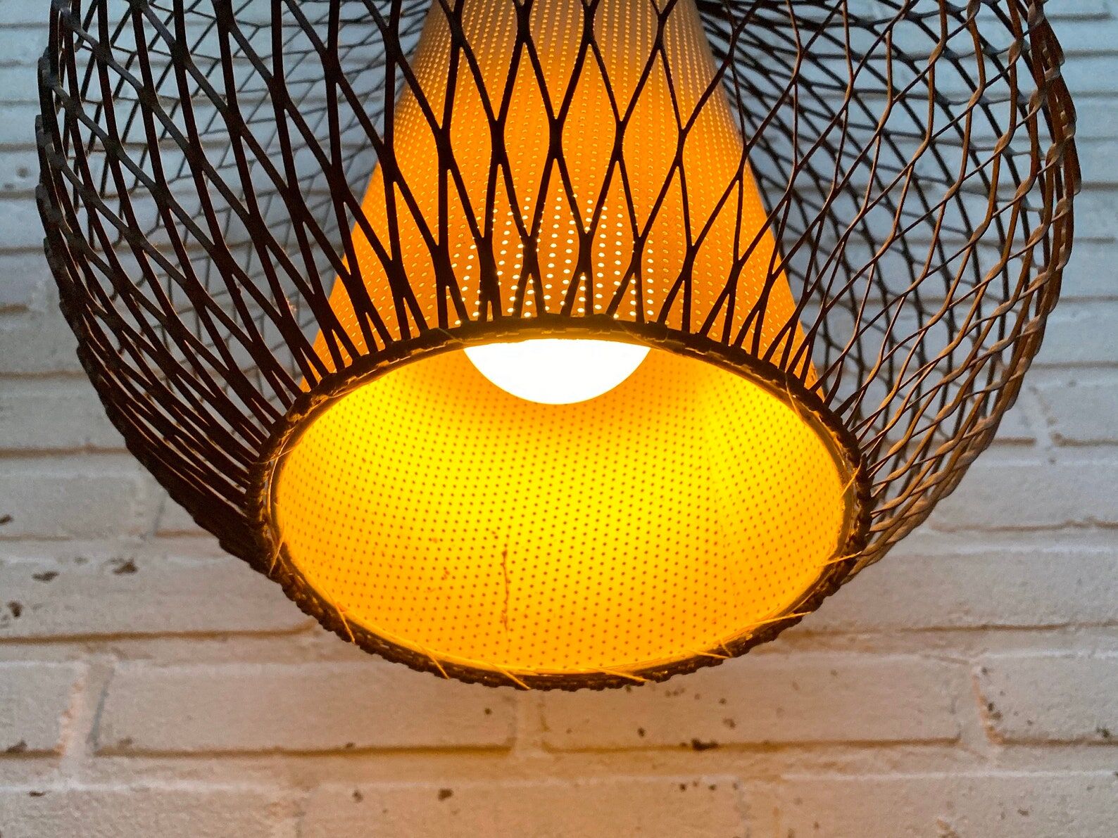 Mid Century gauze Hanging Lamp