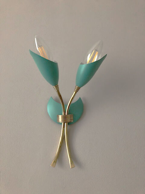 Double vintage Italian wall light 1950s